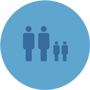 Family with young kids selected