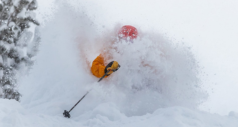 Face shot time at Alta. Photo: Alta Ski Resort