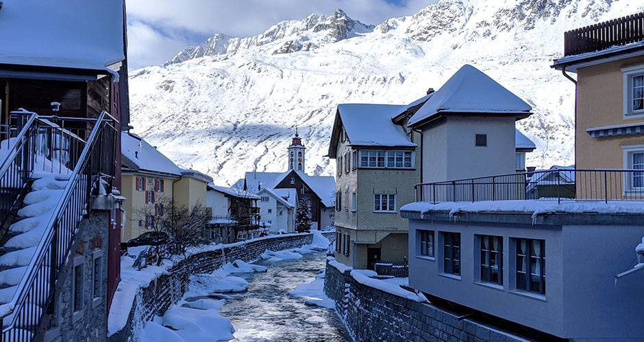 Andermatt’s old village. Photo: Scout