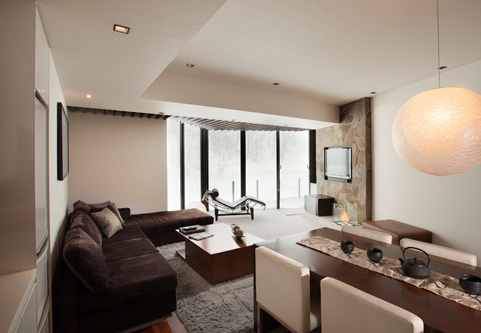 3 Bedroom Ski side with Onsen Apartment