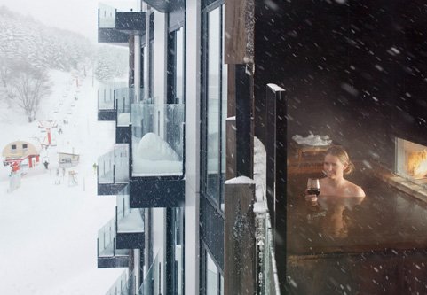 2 Bedroom Ski Side with Onsen Apartment