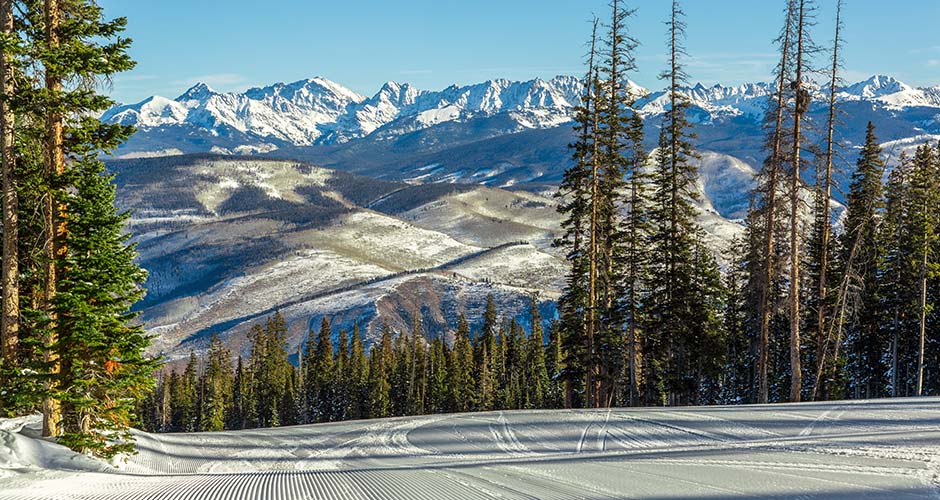 Groomers with a view at Beaver Creek: Photo: Vail Resorts