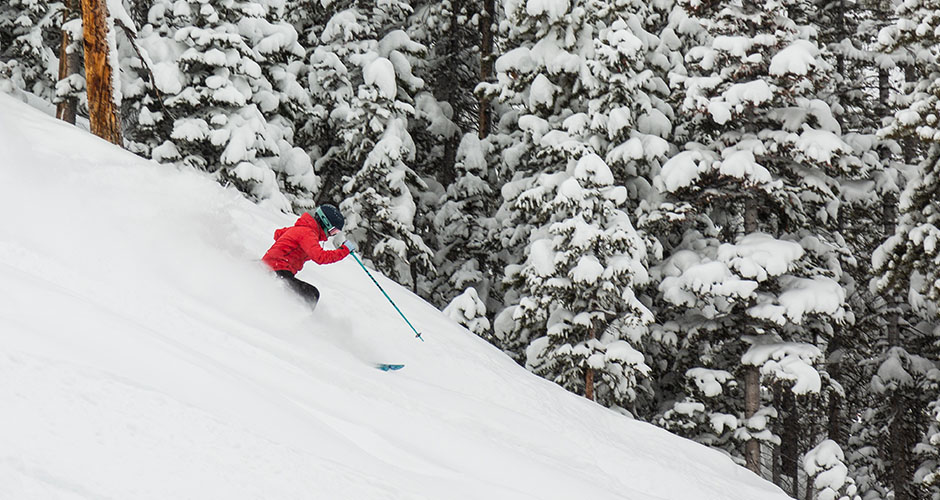 Awesome powder skiing at Beaver Creek. Photo: Vail Resorts