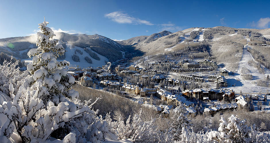 A view of the main Beaver Creek village. Photo: Vail Resorts