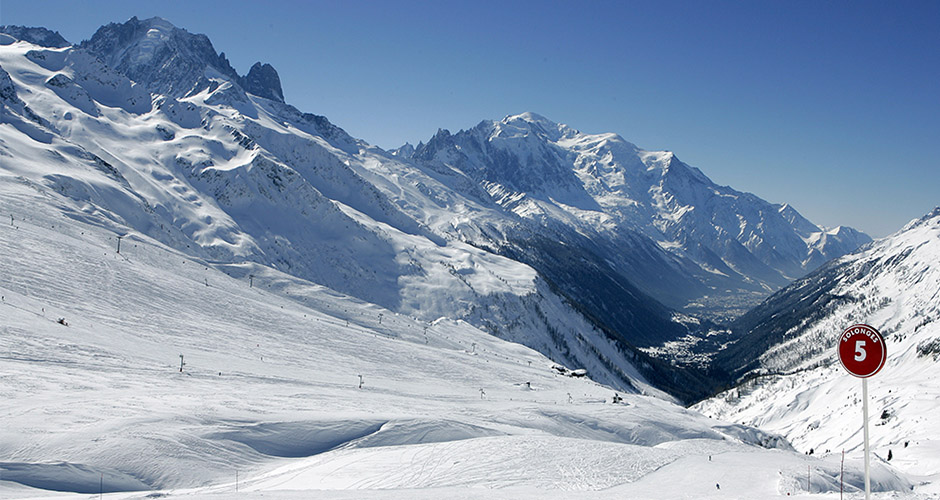 The Balme Ski Area. Photo: Compagnie du Mont-Blanc