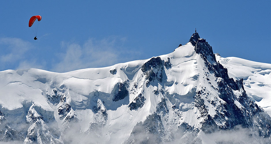 You can even take flight! Photo: Compagnie du Mont-Blanc