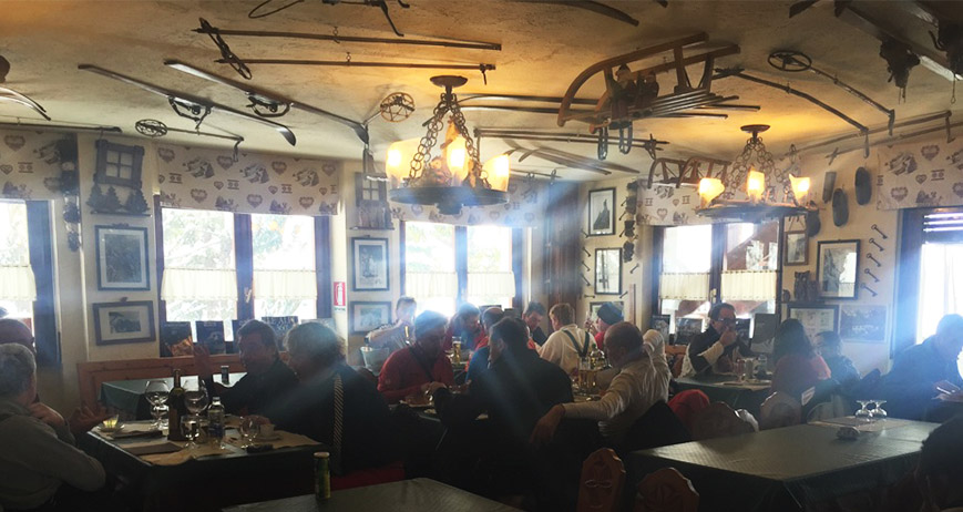 A classic mountain hut at Courmayeur. Photo: Scout