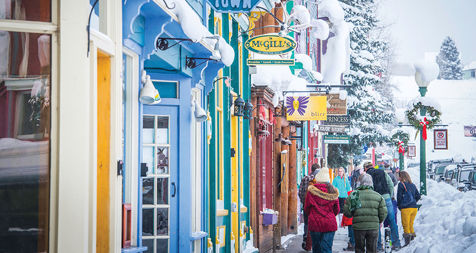 Downtown Crested Butte has some great shopping. Photo: Vail Resorts