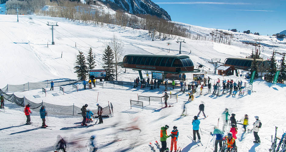 Lift lines are pretty much non-existent at Crested Butte. Photo: Vail Resorts