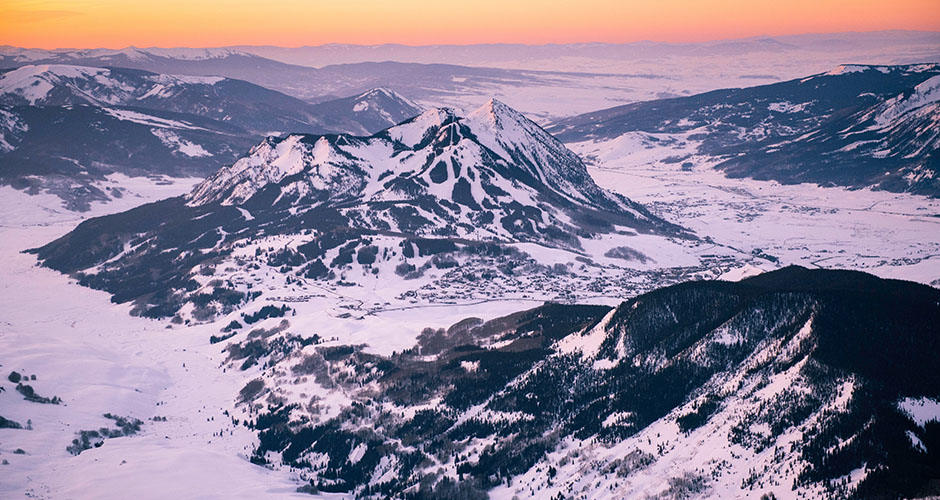 Sunrise at Crested Butte Mountain. Photo: Vail Resorts