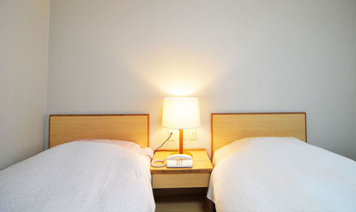 Western Twin Room with shower / Compact Double Room