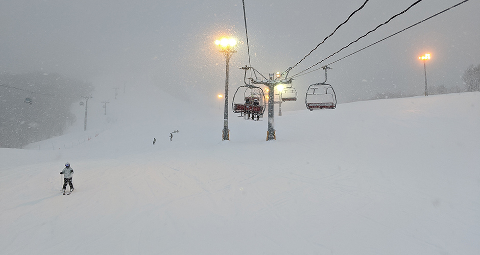 Night skiing can be great fun… and cold. Photo: Scout