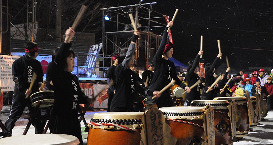 Taiko drummers. Photo: Happo One