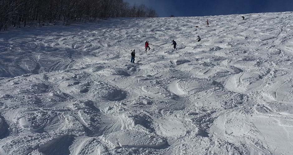 Mogul paradise in Happo One. Photo: Happo One