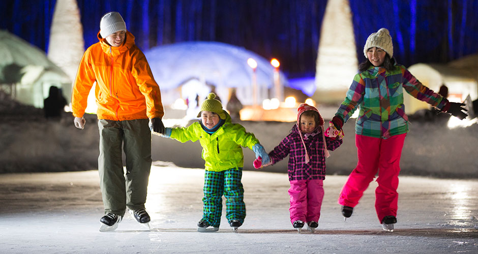 Ice Skating is one of the many off-snow activities. Photo: Tomamu