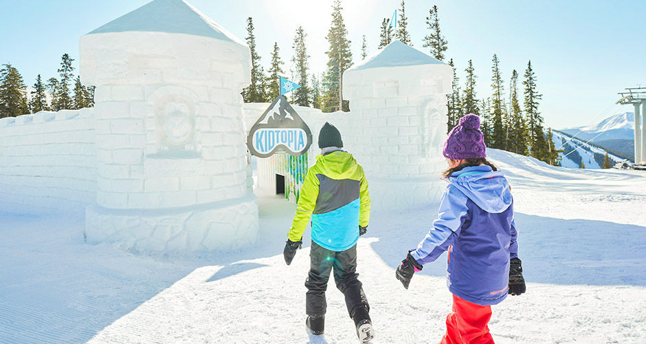 Kidtopia fort at Keystone. Photo: Vail Resorts