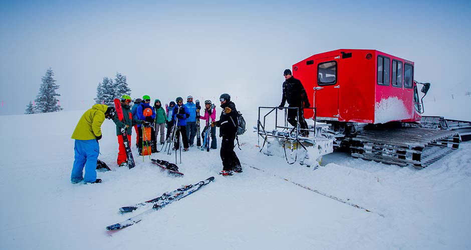 Keystone offers cat skiing for single runs or all day adventures. Photo: Vail Resorts