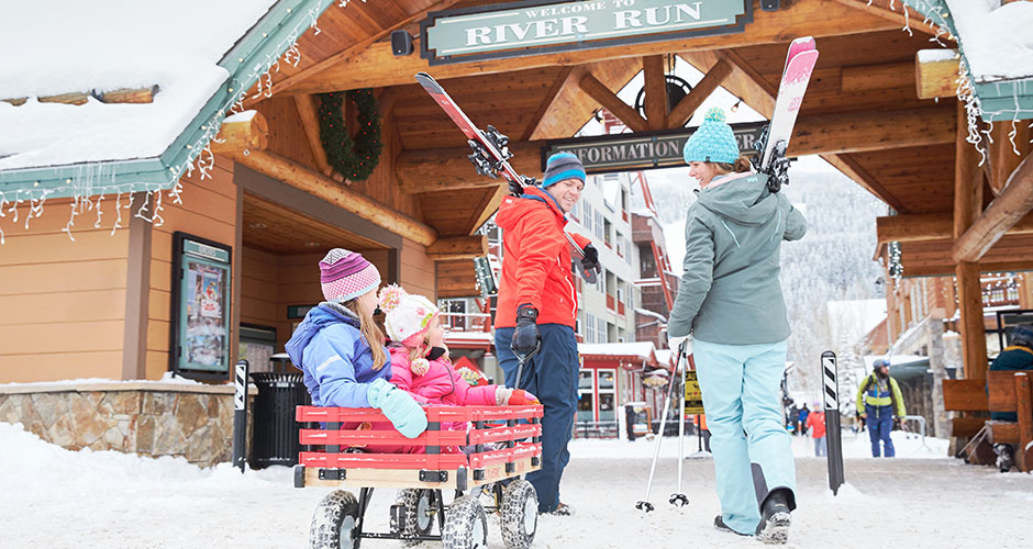 Getting around Keystone village is easy. Photo: Vail Resorts