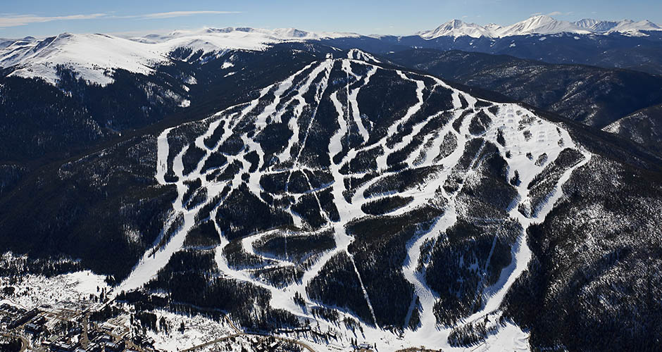 The front side of Keystone Ski Resort. Photo: Vail Resorts