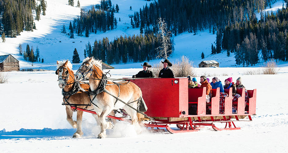 Sleigh Rides are a fun side activity. Photo: Vail Resorts