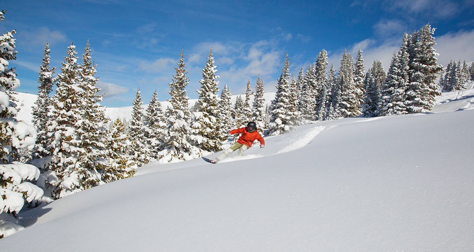 Surfing the powder at Keystone. Photo: Vail Resorts
