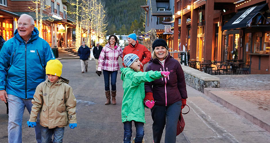 Exploring Keystone Village. Photo: Vail Resorts