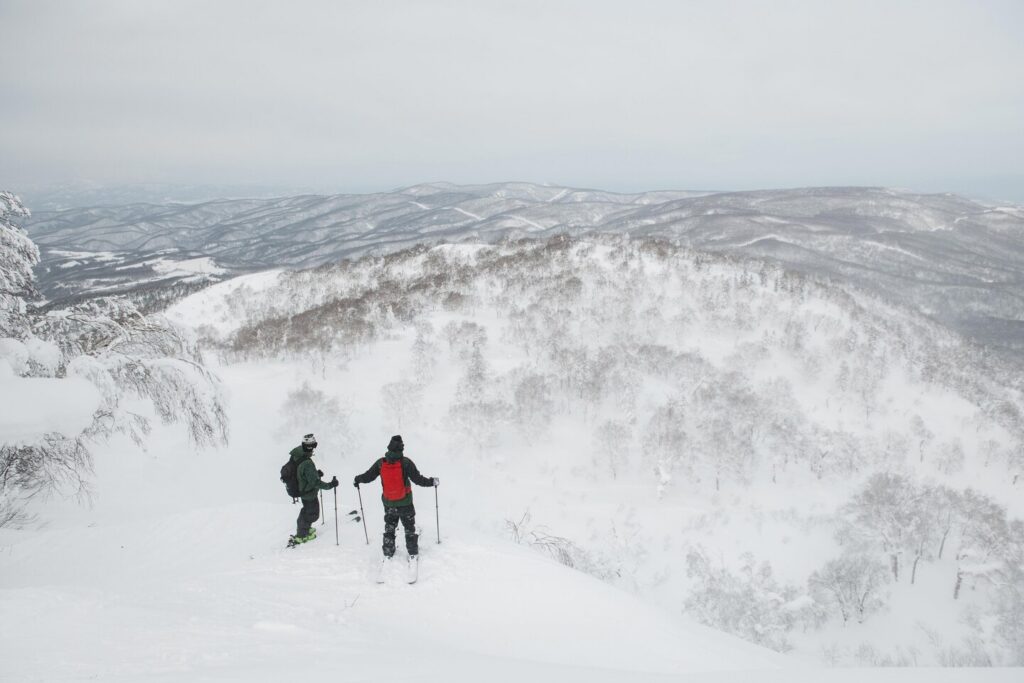 There’s some great side country and back country. Photo: Kiroro Ski Resort