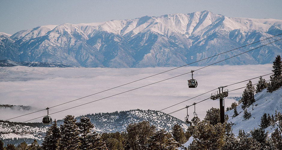 The scenery is pretty amazing at Mammoth. Photo: Alterra Mountain Company