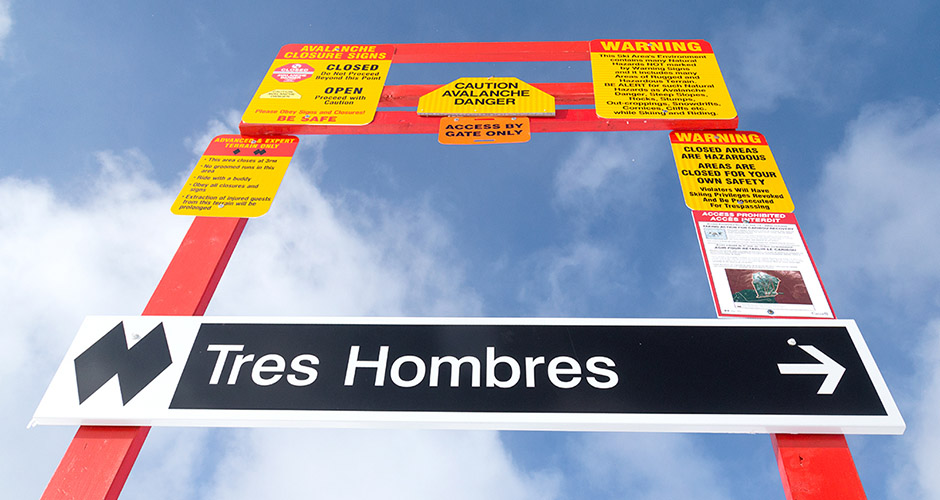 The recently opened Tres Hombres area. Photo: Marmot Basin Ski Resort