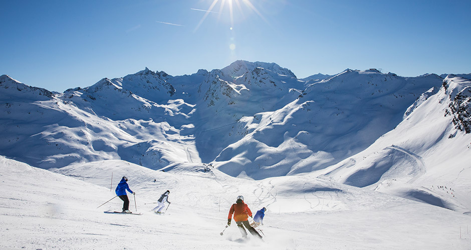 Miles and miles of groomed runs.  Photo: Meribel Tourism