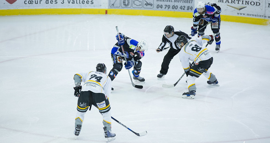 There are regular ice hockey games in Meribel village.  Photo: Meribel Tourism