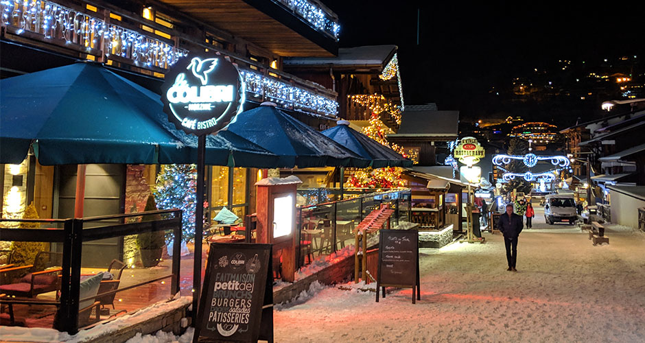 Morzine has plenty of bars and restaurants. Photo: Scout