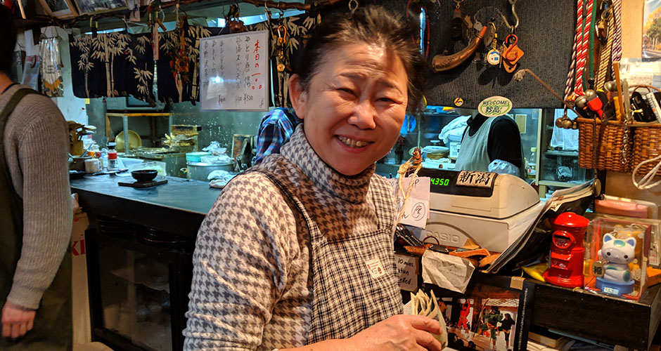 One of the friendly local restaurant owners. Photo: Scout