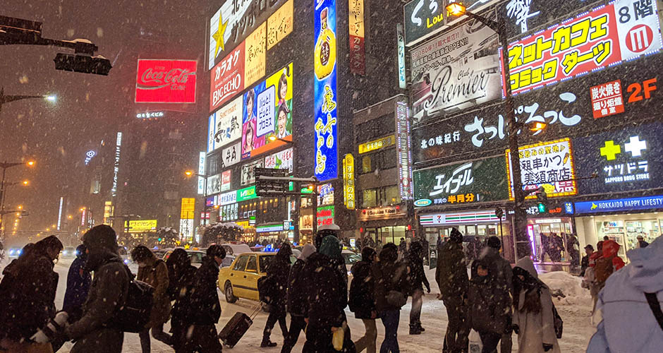 A night or two in Sapporo makes a great addition to a Niseko ski trip. Photo: Scout