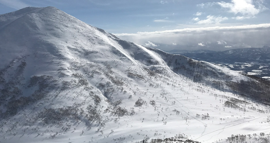 Some of the terrain accessed in Niseko Backcountry. Photo: Scout