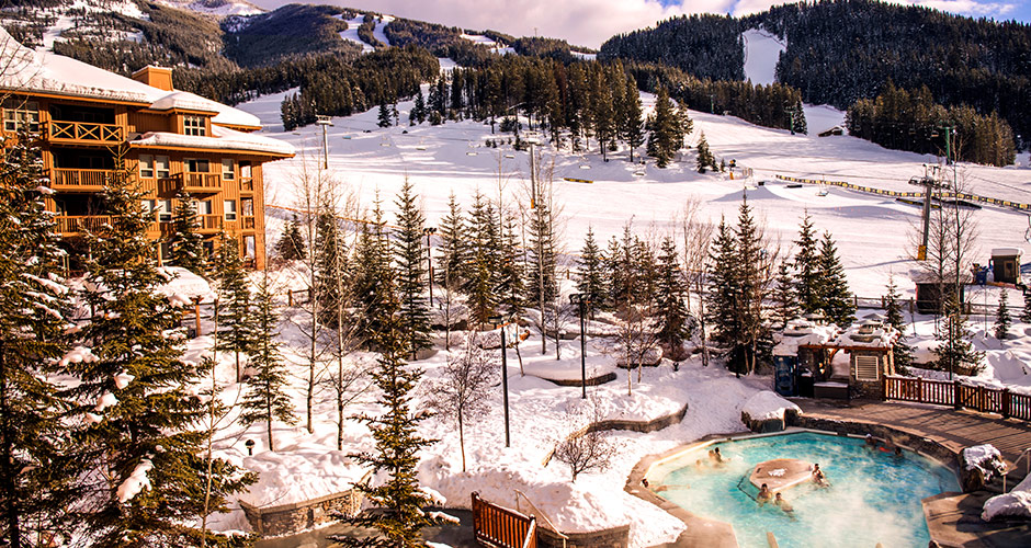 Plenty of slopeside lodging. Photo: Panorama Mountain Resort