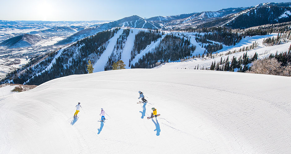 Park City ski resort has some awesome intermediate terrain. Photo: Vail Resorts