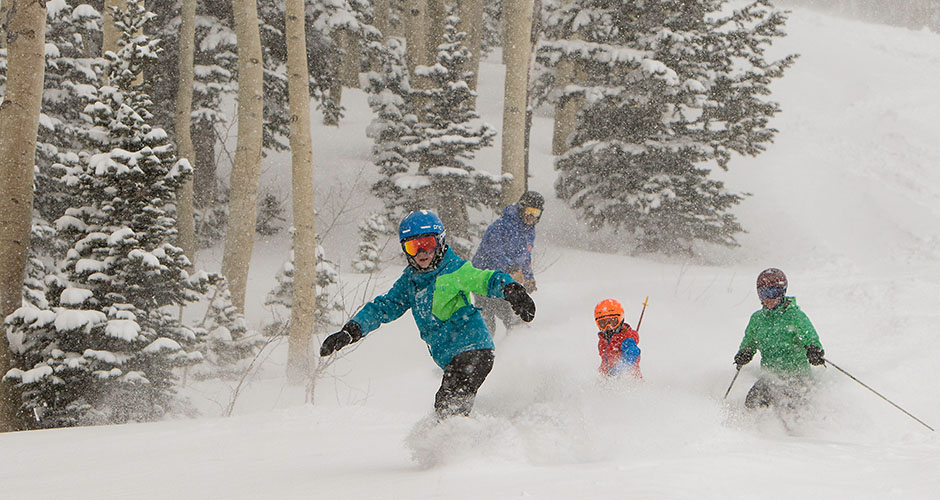Family shred at Park City! Photo: Vail Resorts
