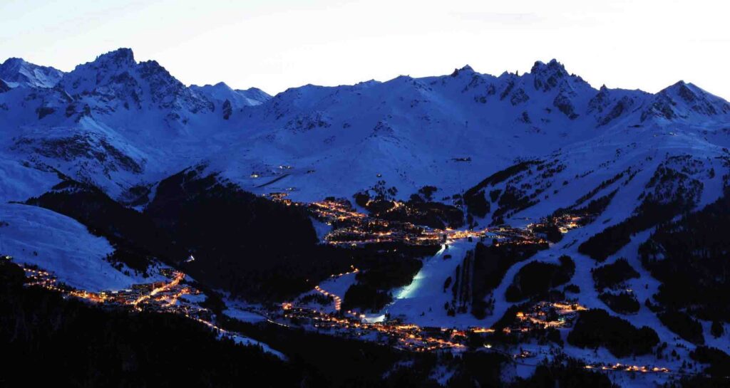 The various villages of Courchevel. Photo: Courchevel Tourism