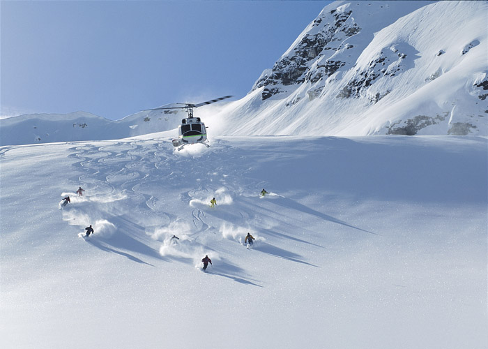 Heli skiing terrain. Photo: Panorama Mountain Resort
