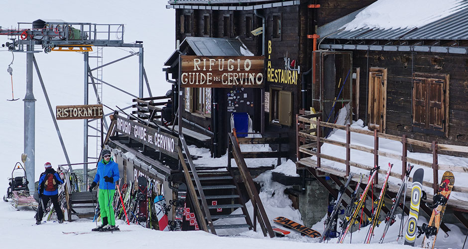Refugio at Cervinia. Photo: Scout