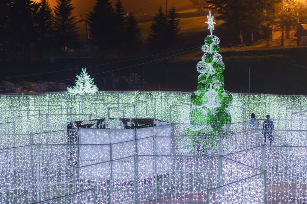 Light maze. Photo: Rusutsu Ski Resort