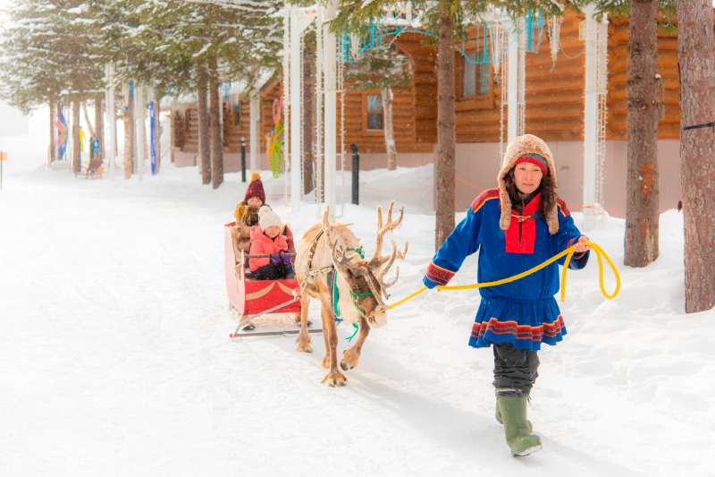 Reindeer rides. Photo: Rusutsu Ski Resort