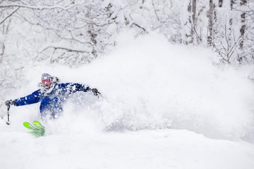 Rusutsu is known for its powder skiing. Photo: Rusutsu Ski Resort