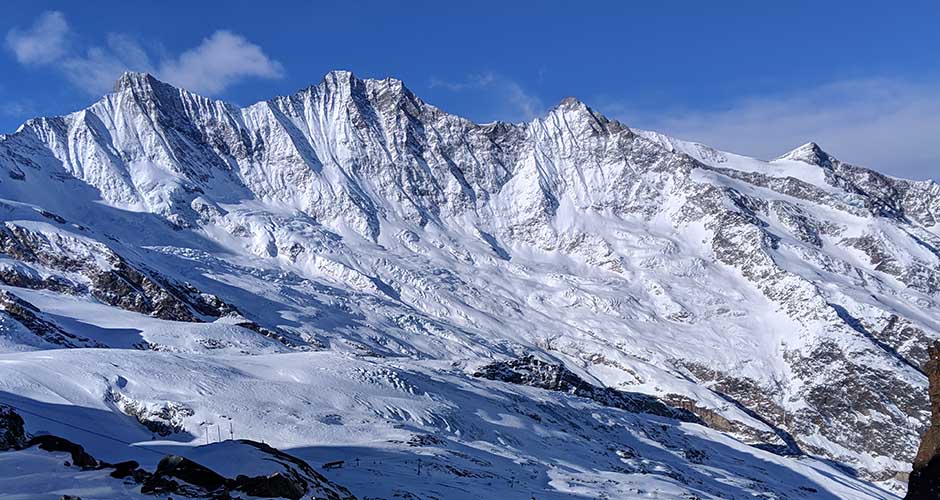 The glaciers are everywhere you look. Photo: Scout