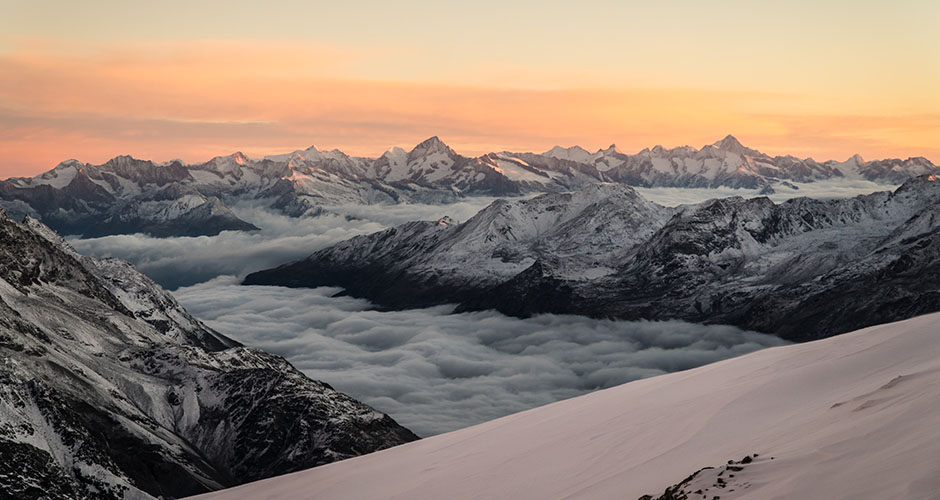 The scenery at Saas-Fee Ski Resort is breathtaking. Photo: Saas-Fee tourism