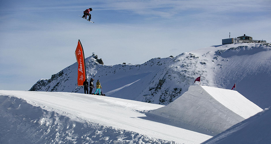 Terrain Park at Saas Fee. Photo: Saas-Fee Tourism