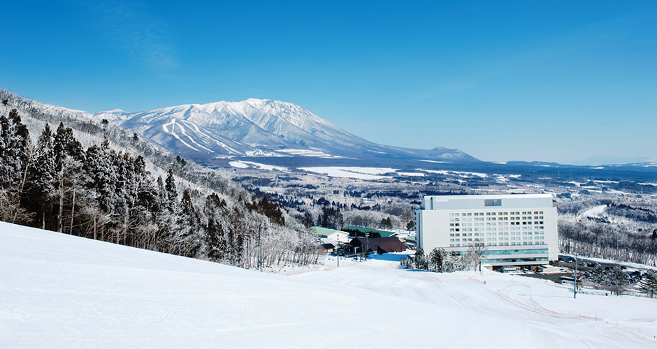 Beautiful views of Mt. Iwate. Photo: Prince Hotels