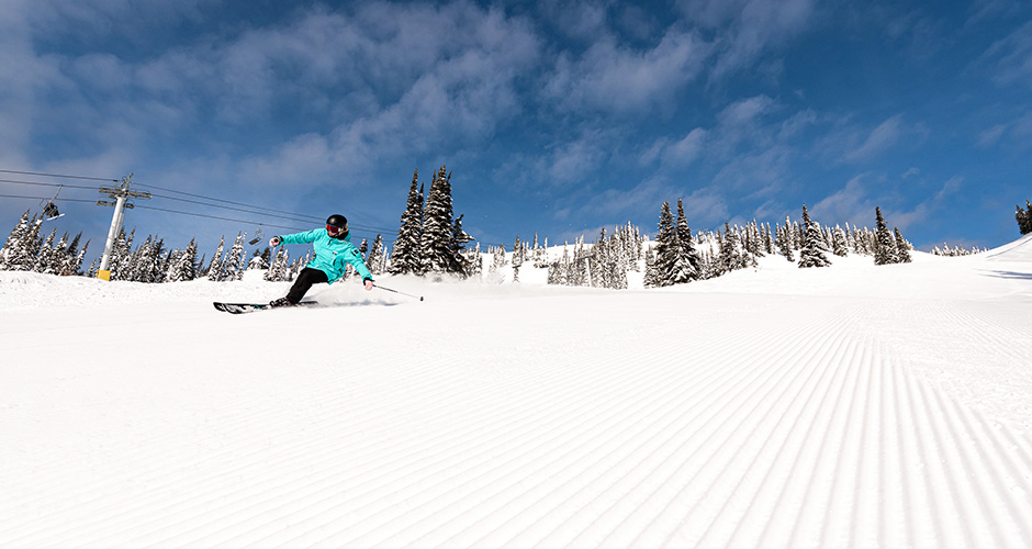Plenty of thigh-burning groomers. Photo: Silver Star Mountain Resort