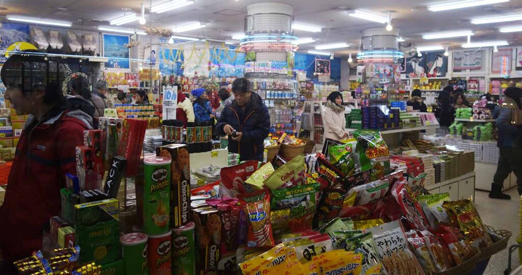 One of the many souvenir stores on the main street. Photo: Scout